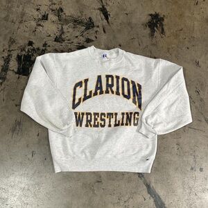 Gray Clarion Wrestling Sweatshirt